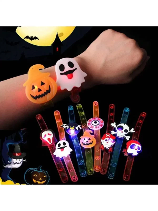 Bracciali spille luminescenti a led in silicone