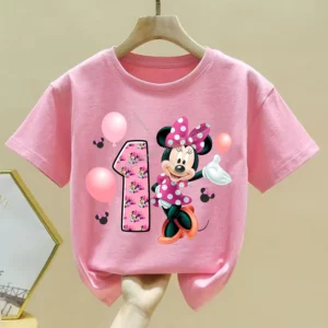 T-shirt Disney Minnie Mouse Compleanno