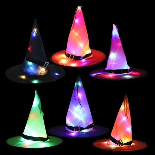 Cappello da strega a LED  lampeggiante